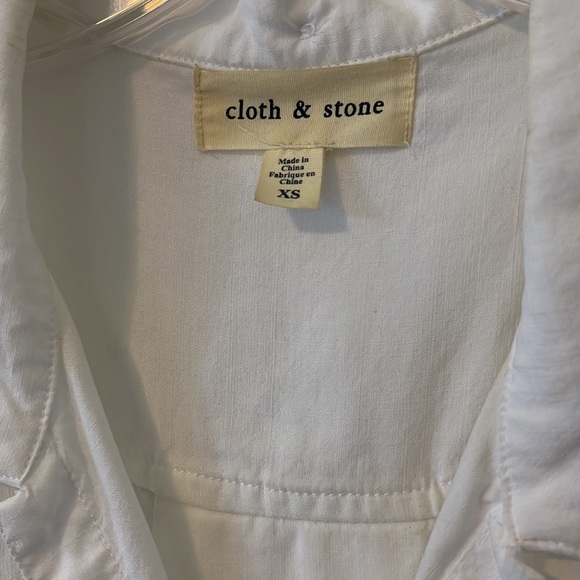 Cloth & Stone linen blouse - Picture 2 of 5